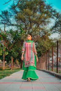 Green kurti for Women