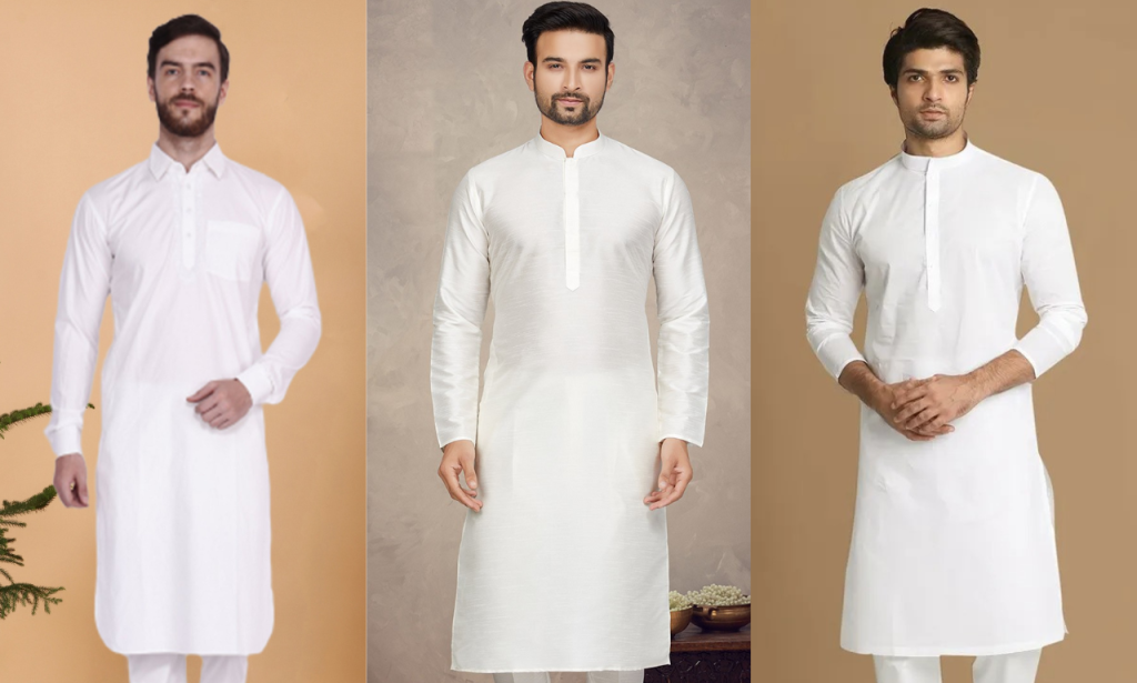 kurta for men white