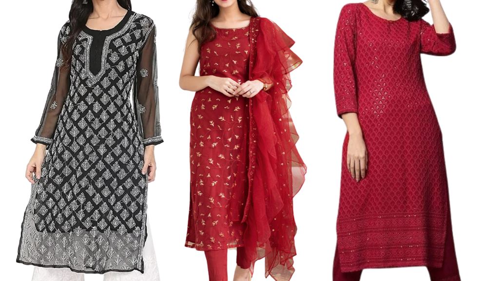 Chikankari Kurta For Women